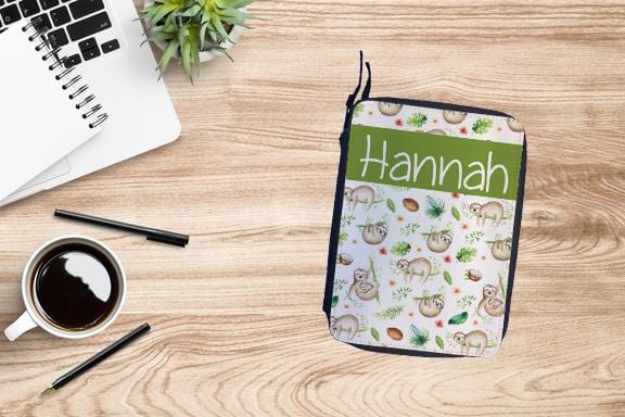 Personalized Sloth Drawing Set