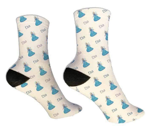 Personalized Snow Princess Design Socks