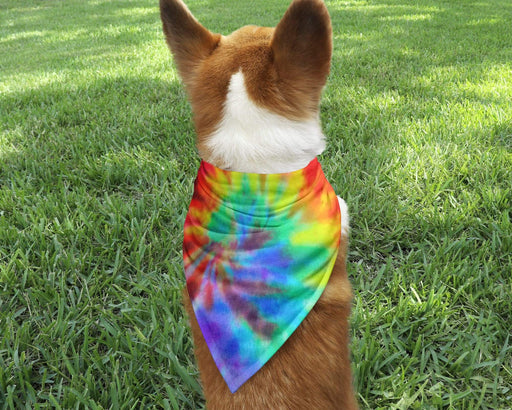 Tie Dye Design Dog Bandana