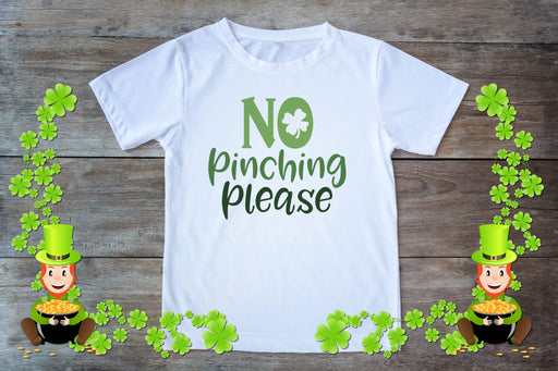 St. Patrick's Day No Pinching Design Youth Graphic T-Shirt