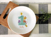1st Birthday Zoo Design Ceramic Plate